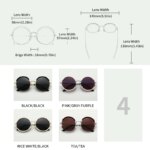 Lentes de sol para mujer. GCV-gafas de sol clásicas para hombre y mujer, lentes de sol con montura redonda, estilo Punk, polarizadas de Metal - Image 5