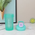 Botella agitadora portátil de 300ml, botella de agua a prueba de fugas para gimnasio, entrenamiento físico al aire libre, taza mezcladora deportiva - Image 2