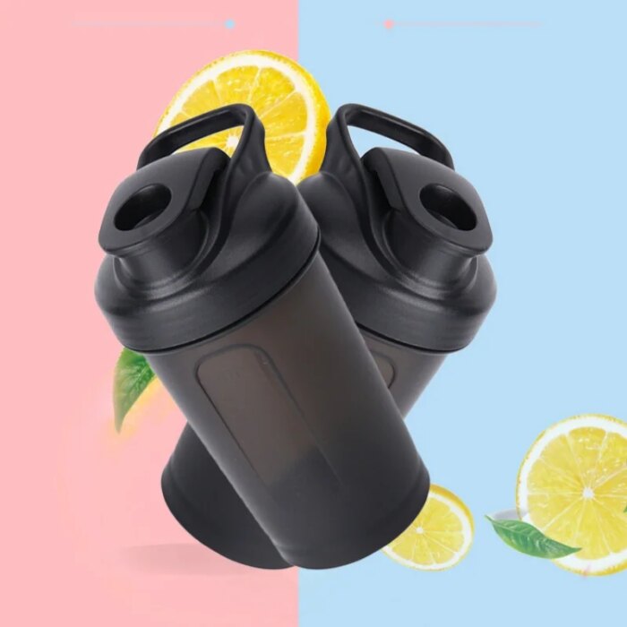 Botella agitadora portátil de 300ml, botella de agua a prueba de fugas para gimnasio, entrenamiento físico al aire libre, taza mezcladora deportiva - Image 5