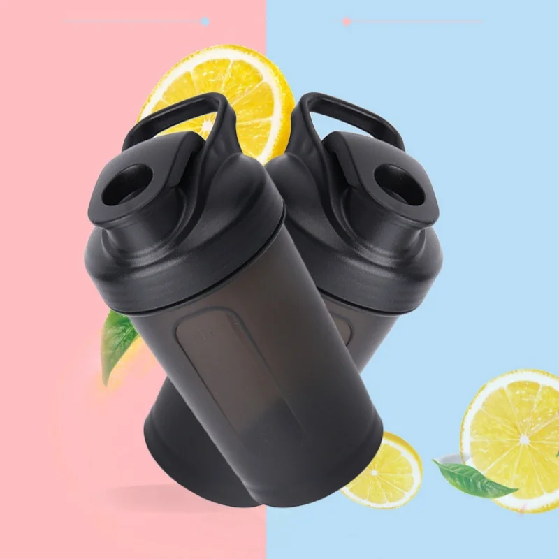 16384-y69sbw.jpg Botella agitadora portátil de 300ml, botella de agua a prueba de fugas para gimnasio, entrenamiento físico al aire libre, taza mezcladora deportiva - Image 5