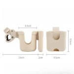 Portavasos para carriola, portabotellas para cochecito de niño, diseño antideslizante, accesorio, soportes para teléfono móvil - Image 2