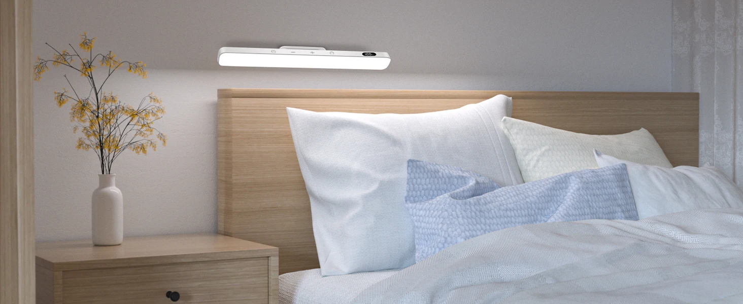Luz nocturna regulable de 5W, luz de maquillaje ajustable de 3 colores con 2500mAh recargable para armario, mesita de noche y escritorio Luz nocturna regulable de 5W, luz de maquillaje ajustable de 3 colores con 2500mAh recargable para armario, mesita de noche y escritorio