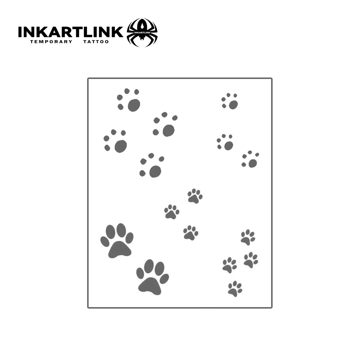 17382-1oo7og.jpg Tatuaje temporal con estampado de patas de gato y perro, dura hasta 15 días, nueva tecnología, pegatina semipermanente mágica impermeable - Image 3