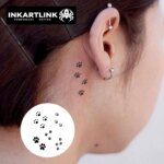 Tatuaje temporal con estampado de patas de gato y perro, dura hasta 15 días, nueva tecnología, pegatina semipermanente mágica impermeable - Image 2