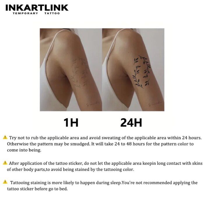 Tatuaje temporal con estampado de patas de gato y perro, dura hasta 15 días, nueva tecnología, pegatina semipermanente mágica impermeable - Image 5