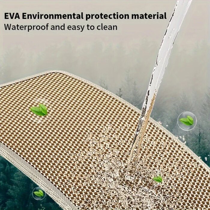 Estera de arena para gatos de gran tamaño, diseño avanzado de doble capa en forma de panal, resistente al agua para orina, fácil limpieza, Control de dispersión, se puede limpiar - Image 6