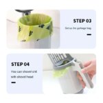 Pala para arena para gatos con bolsa de repuesto, filtro recolector de basura y eses, suministros de bolsas para recolector - Image 6