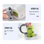 Pala para arena para gatos con bolsa de repuesto, filtro recolector de basura y eses, suministros de bolsas para recolector - Image 5
