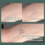 77 patrones de tatuaje temporales, lindos, impermeables, semipermanentes, no reflectantes - Image 5