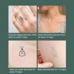 77 patrones de tatuaje temporales, lindos, impermeables, semipermanentes, no reflectantes - Image 3