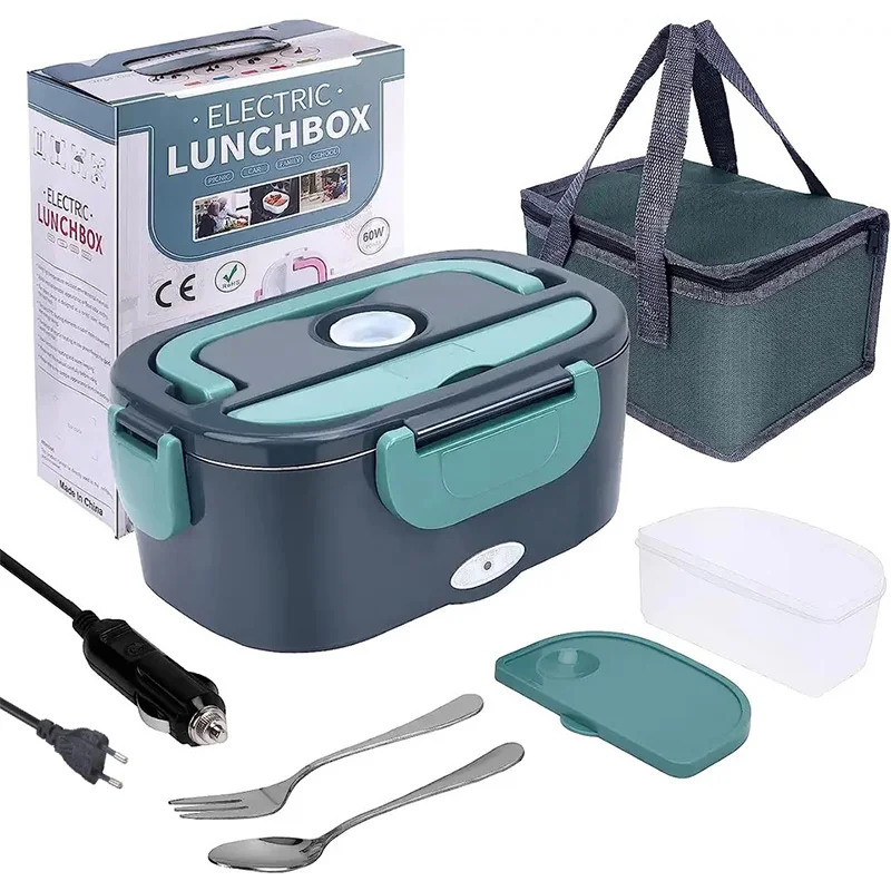 17698-lupus2.jpg Lonchera eléctrica de 1,5 L y 60W, calentador de alimentos portátil para coche o hogar, a prueba de fugas, calefacción para el almuerzo, microondas de viaje - Image 1
