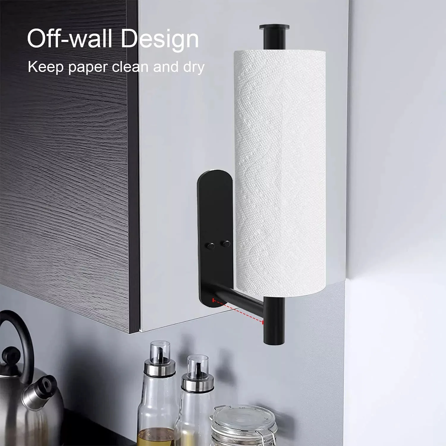 Soporte para papel de cocina, colgador de pañuelos, dispensador de papel higiénico, servilletero, accesorios de baño o cocina Soporte para papel de cocina, colgador de pañuelos, dispensador de papel higiénico, servilletero, accesorios de baño o cocina