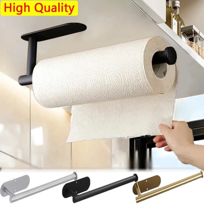 Soporte para papel de cocina, colgador de pañuelos, dispensador de papel higiénico, servilletero, accesorios de baño o cocina - Image 1