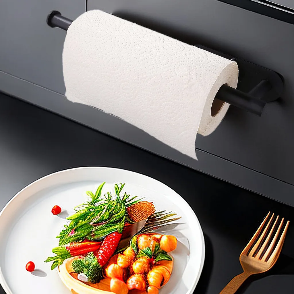 Soporte para papel de cocina, colgador de pañuelos, dispensador de papel higiénico, servilletero, accesorios de baño o cocina Soporte para papel de cocina, colgador de pañuelos, dispensador de papel higiénico, servilletero, accesorios de baño o cocina