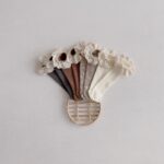 Baby Girls Knee Length Soft Cotton Socks, 4 Pcs - Image 5