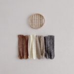 Baby Girls Knee Length Soft Cotton Socks, 4 Pcs - Image 4