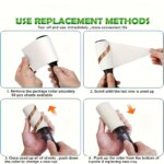 Ultra Sticky Lint Roller for Eliminating Pet Fur-Ideal for Furniture,Clothing &Carpets|Tool for Cleaning Pet Hair Hair Adhesive - Image 4