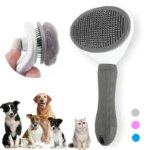 Cepillo para perros y gatos, peine de autolimpieza, removedor de pelo, herramientas de aseo, accesorios para mascotas