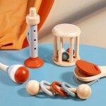 5 uds instrumentos musicales para bebés sonajero sensorial juguetes educativos para edades tempranas juguetes musicales para bebés juguetes Montessori regalos de cumpleaños para niños - Image 2