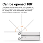 Mixi-maleta con marco de aluminio con diseño de patente, equipaje rodante, hermosa cabina de embarque de 18, 20, 24 pulgadas, M9260 - Image 4